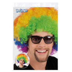 Paruka afro multikolor XL